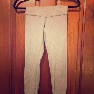 Lululemon heather grey high wasted leggings